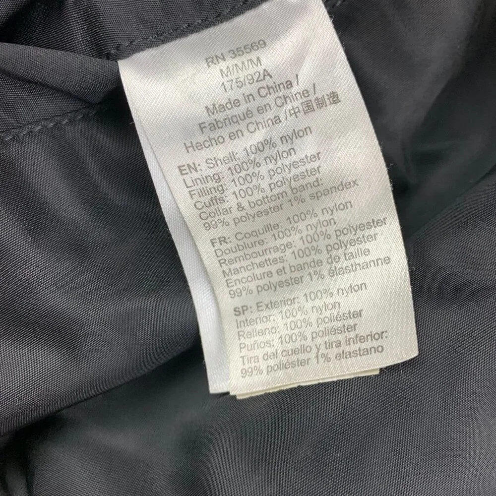 Alpha Industries Mens MA-1 Heritage Bomber Jacket Medium Slim Fit Black Full Zip - Picture 10 of 14